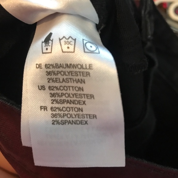 Articles of society faux Leather maroon pants - Picture 7 of 7